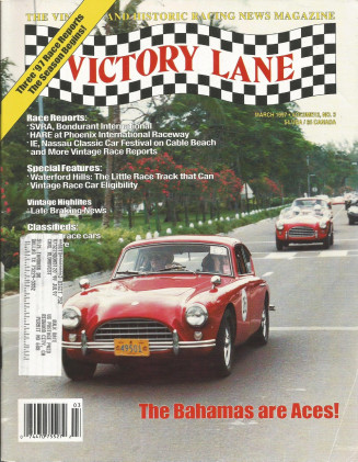 VICTORY LANE 1997 MAR - THE VINTAGE & HISTORIC RACING NEWS MAGAZINE
